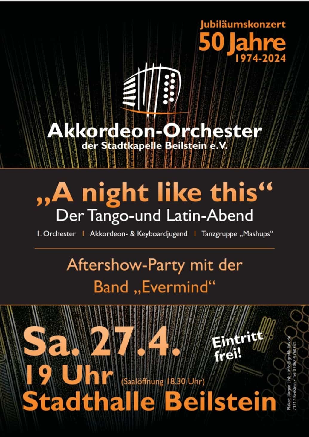 Flyer Akkordeonjubiläum